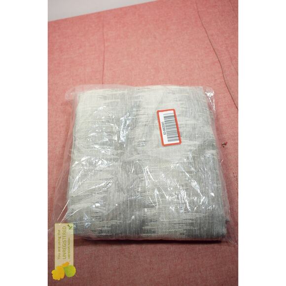 Project 62 Rod Pocket 108"x54" Richter Clipped Sheer Curtain Panel Light Gray* - Picture 2 of 4